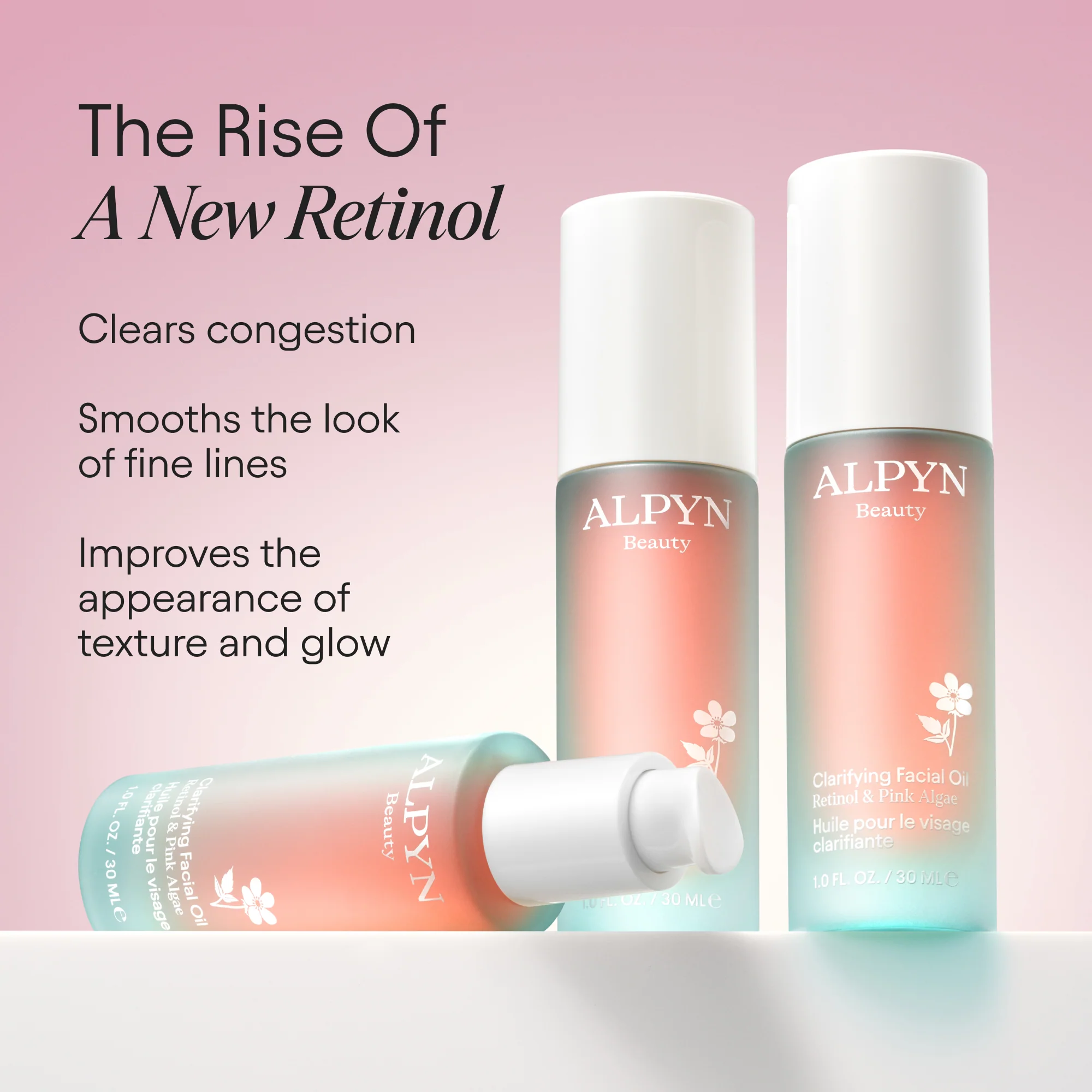 Clarifying Facial Oil With Retinol & Pink Algae - Image 2