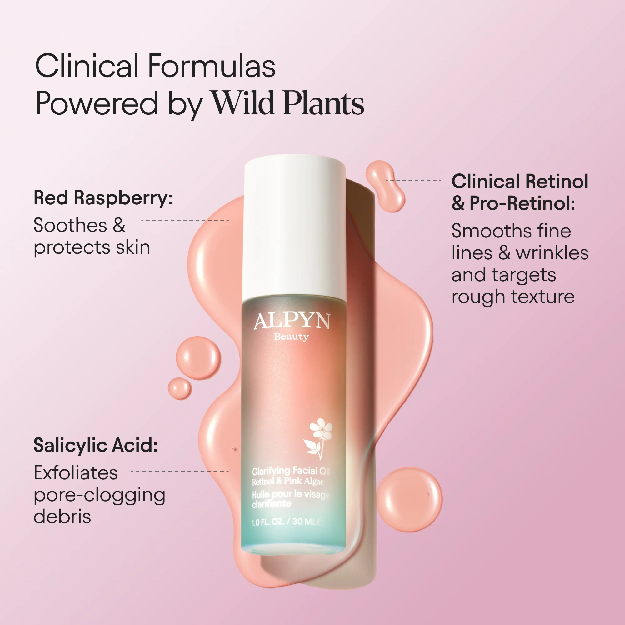 Clarifying Facial Oil With Retinol & Pink Algae - Image 8