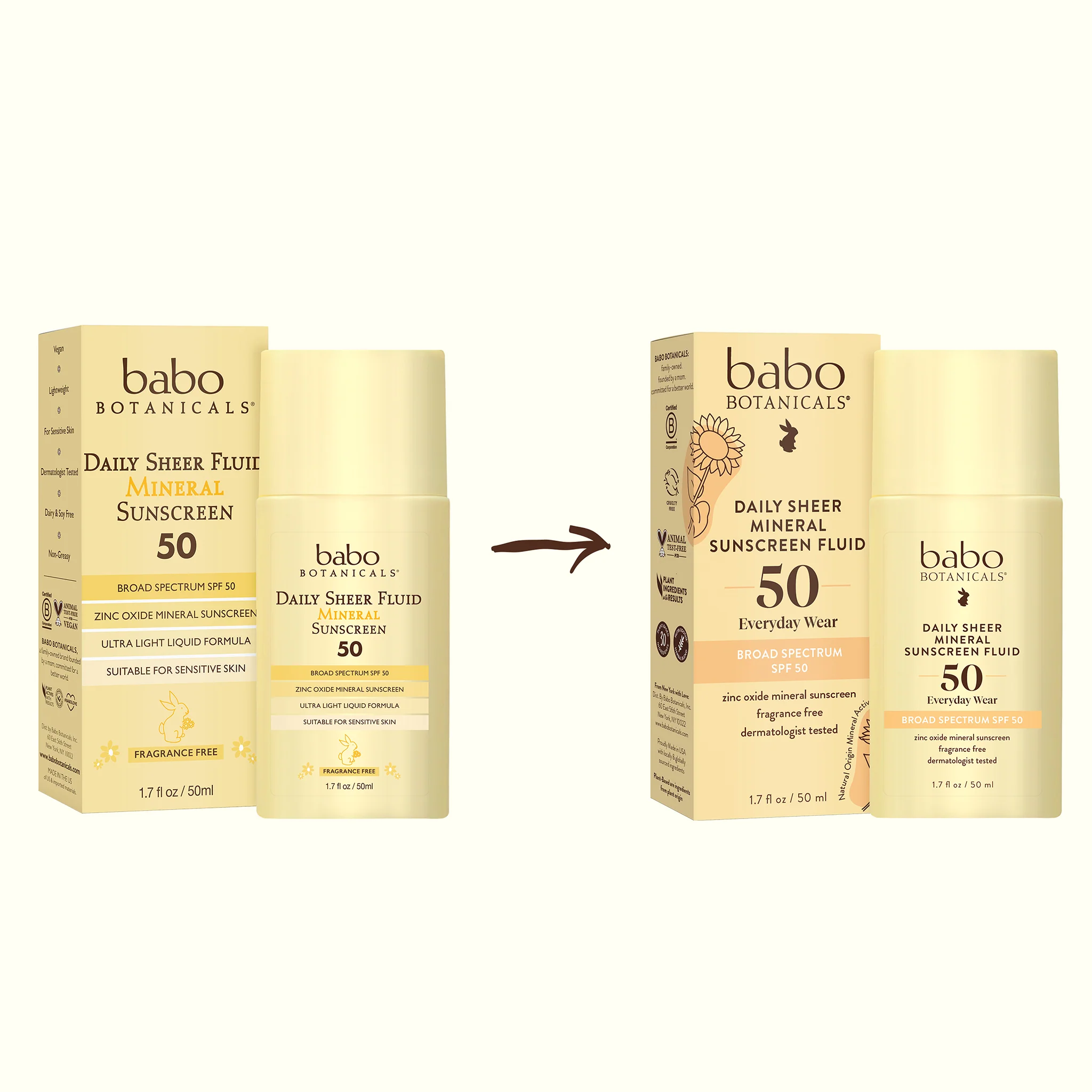 SPF50 Daily Sheer Fluid Mineral Sunscreen - Image 4