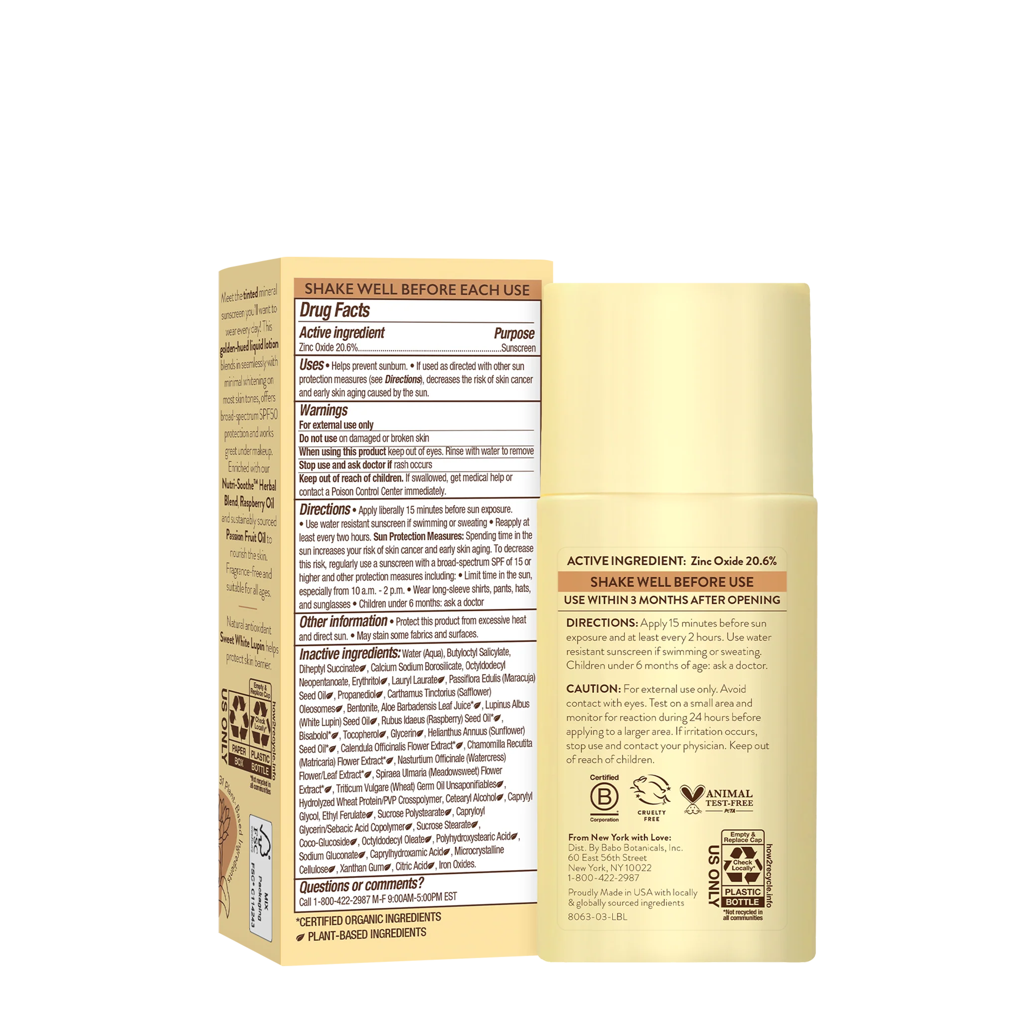 SPF50 Daily Sheer Fluid Tinted Mineral Sunscreen - Image 2