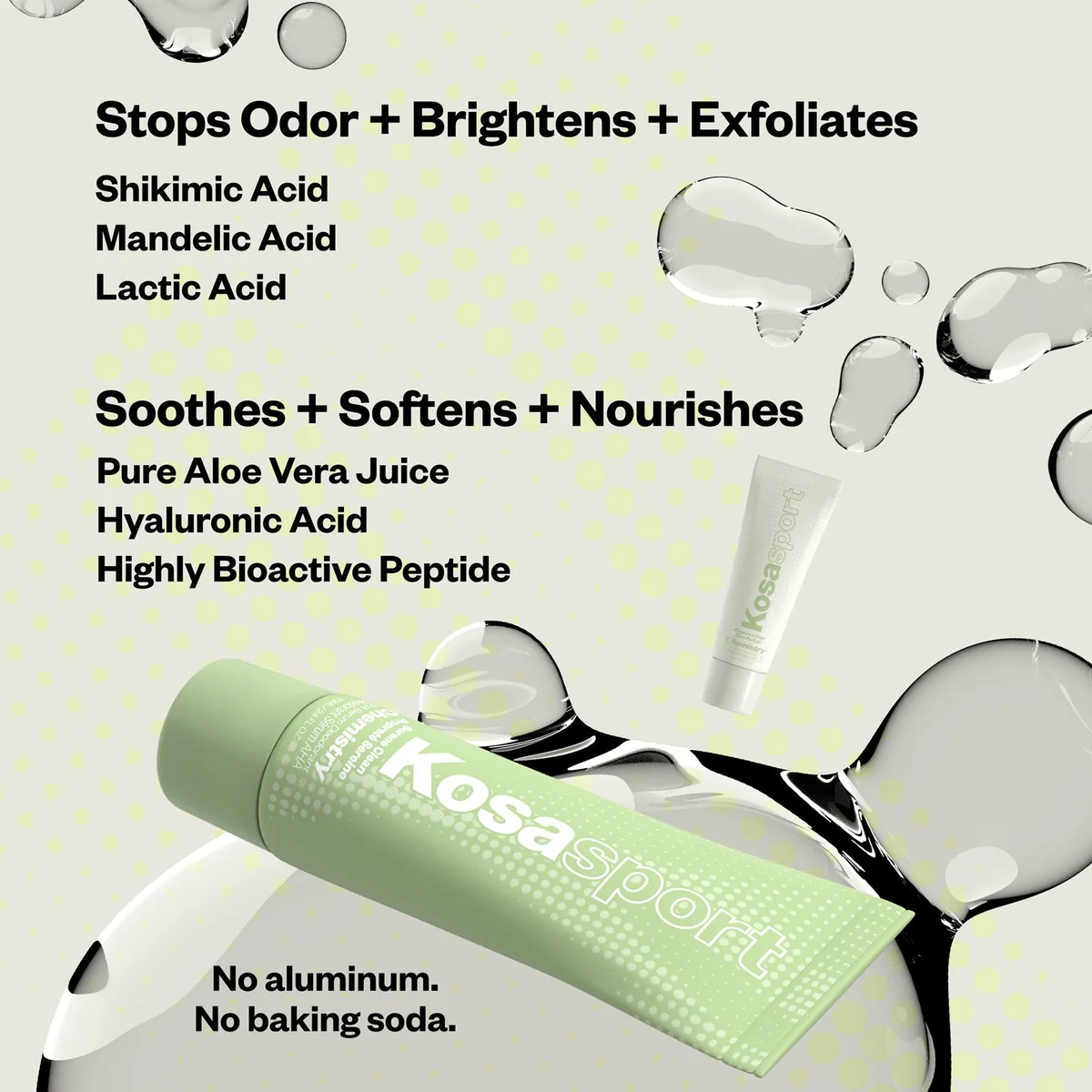 Chemistry AHA Serum Deodorant, Serene Clean - Image 3