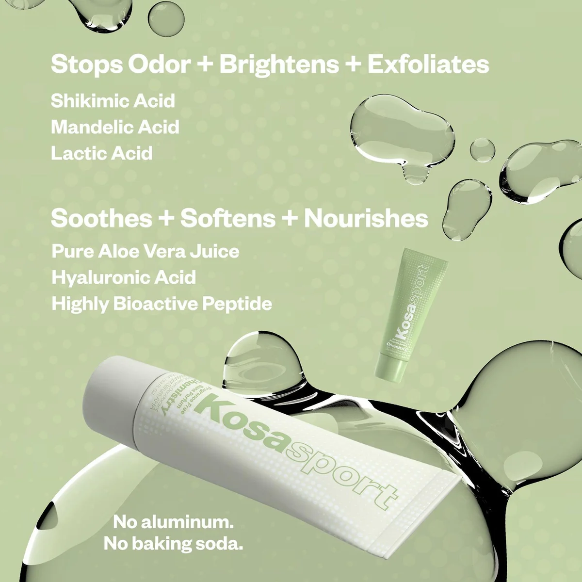 Chemistry AHA Serum Deodorant, Fragrance Free - Image 4