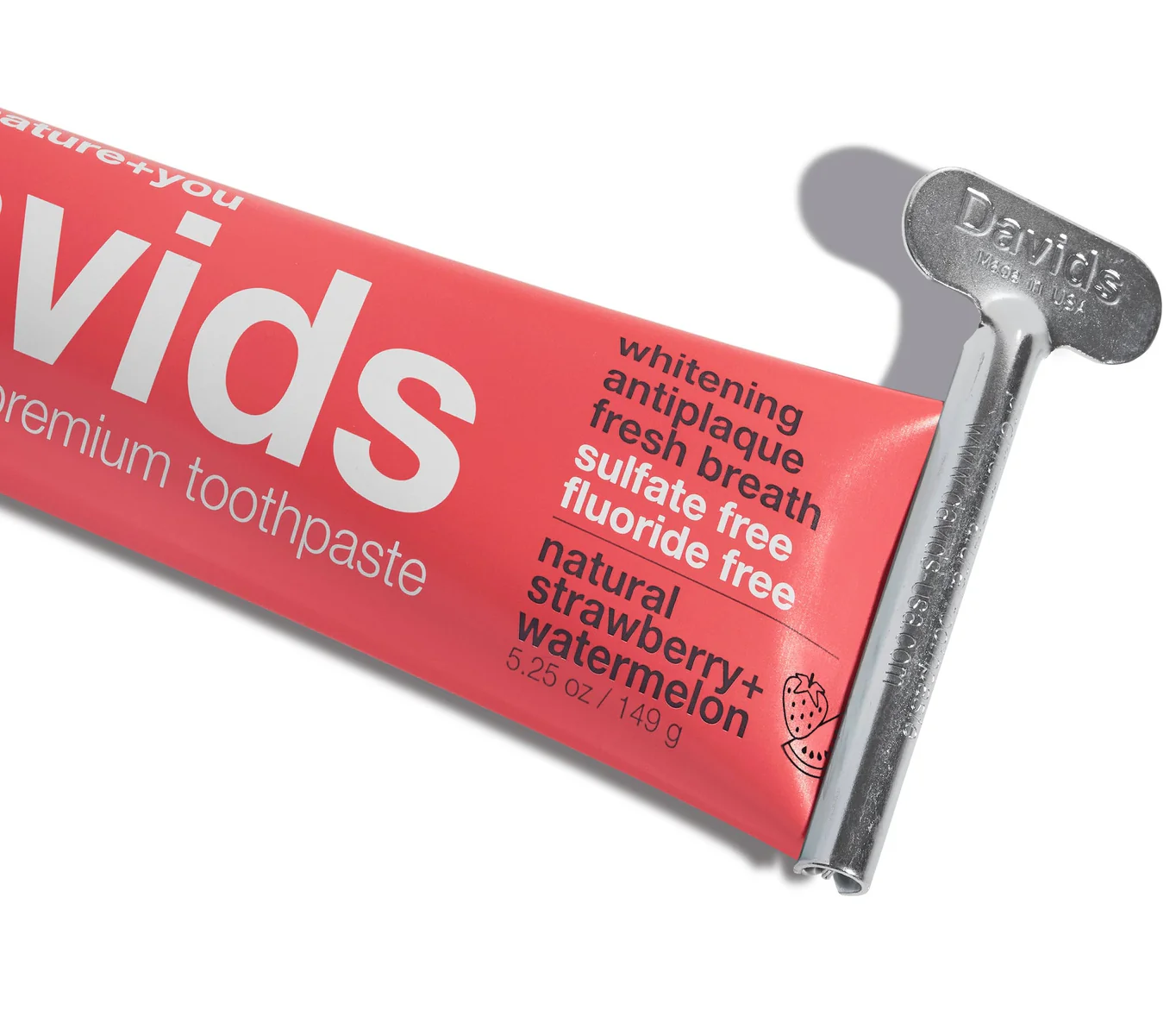 Davids Kids+Adults Strawberry+Watermelon toothpaste - Image 3