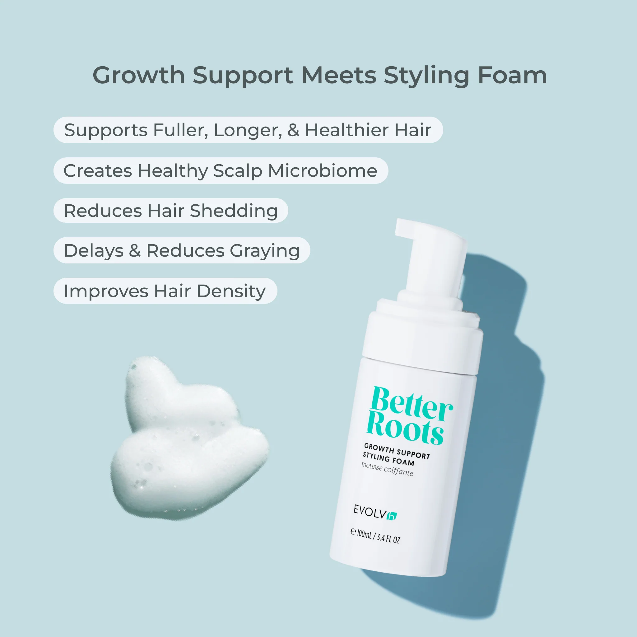 Better Roots Growth Support Styling Foam - Image 2