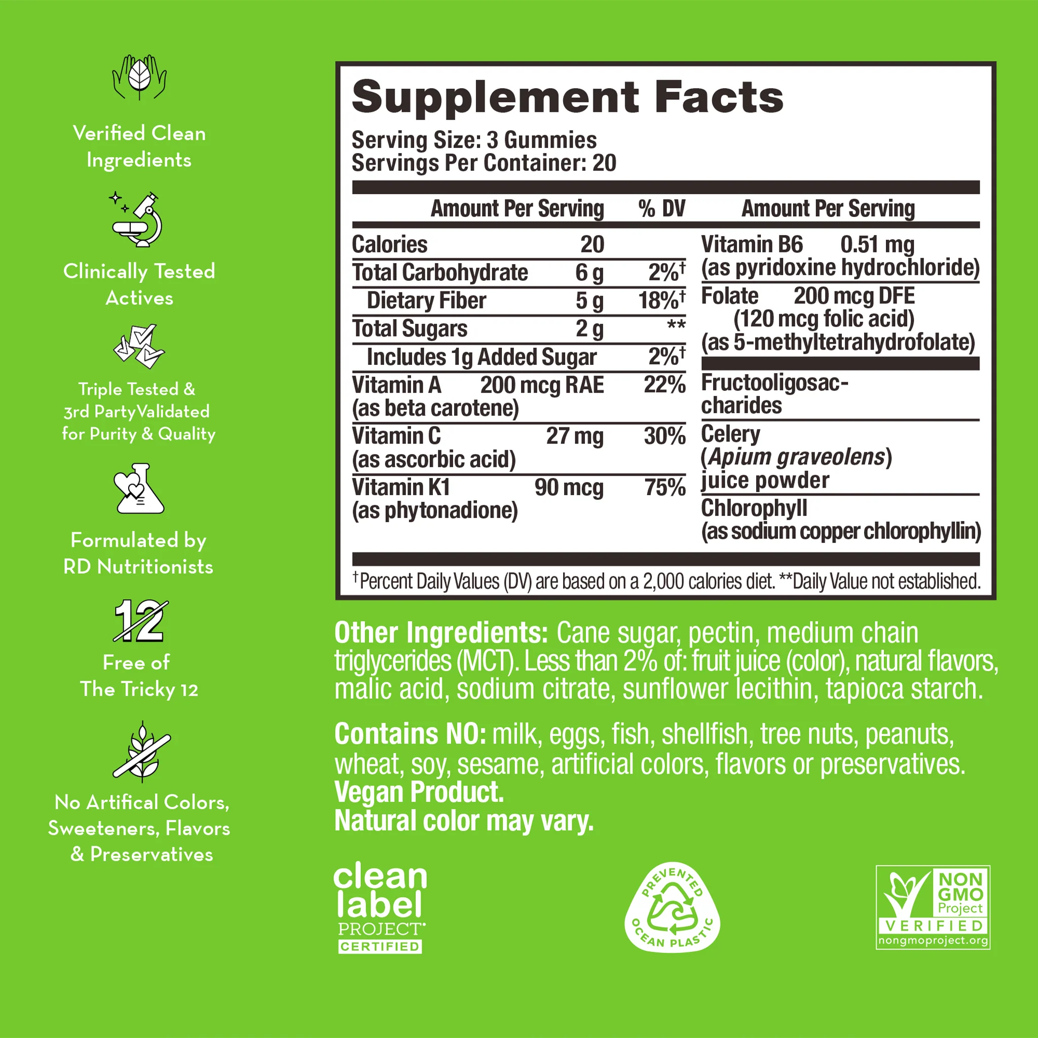 Celery Juice Fiber Gummies - Image 8