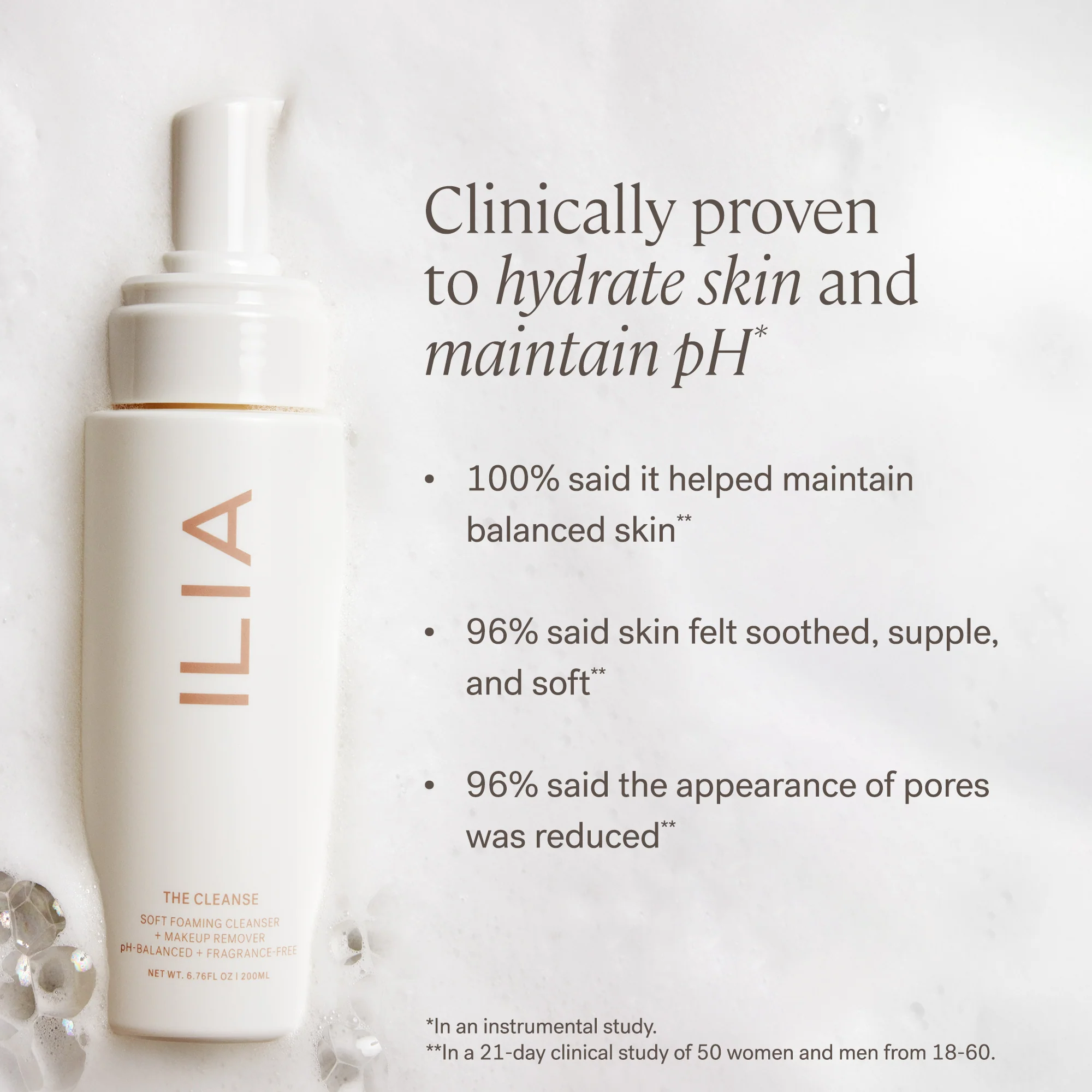The Cleanse Soft Foaming Cleanser + Makeup Remover - Image 6