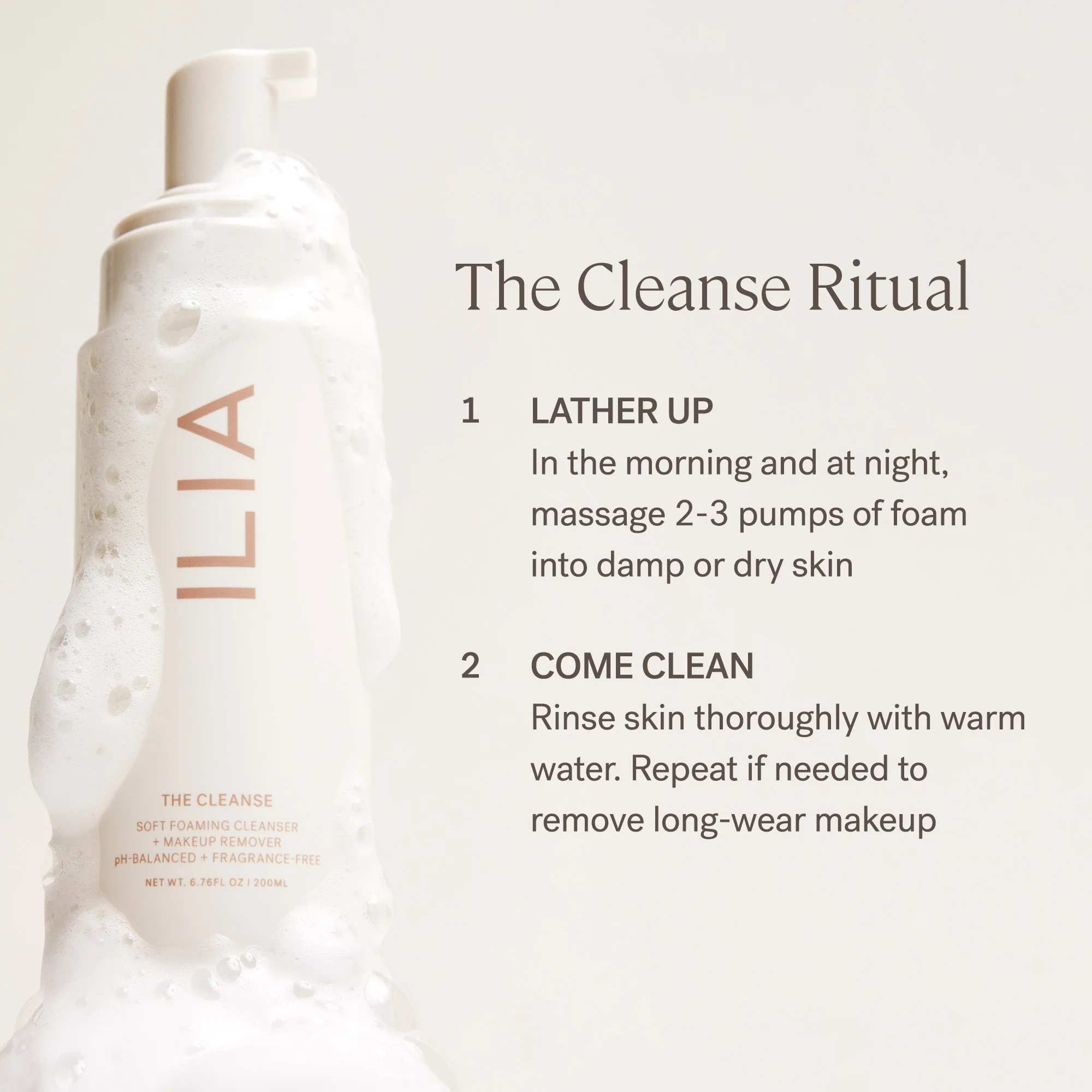 The Cleanse Soft Foaming Cleanser + Makeup Remover - Image 7