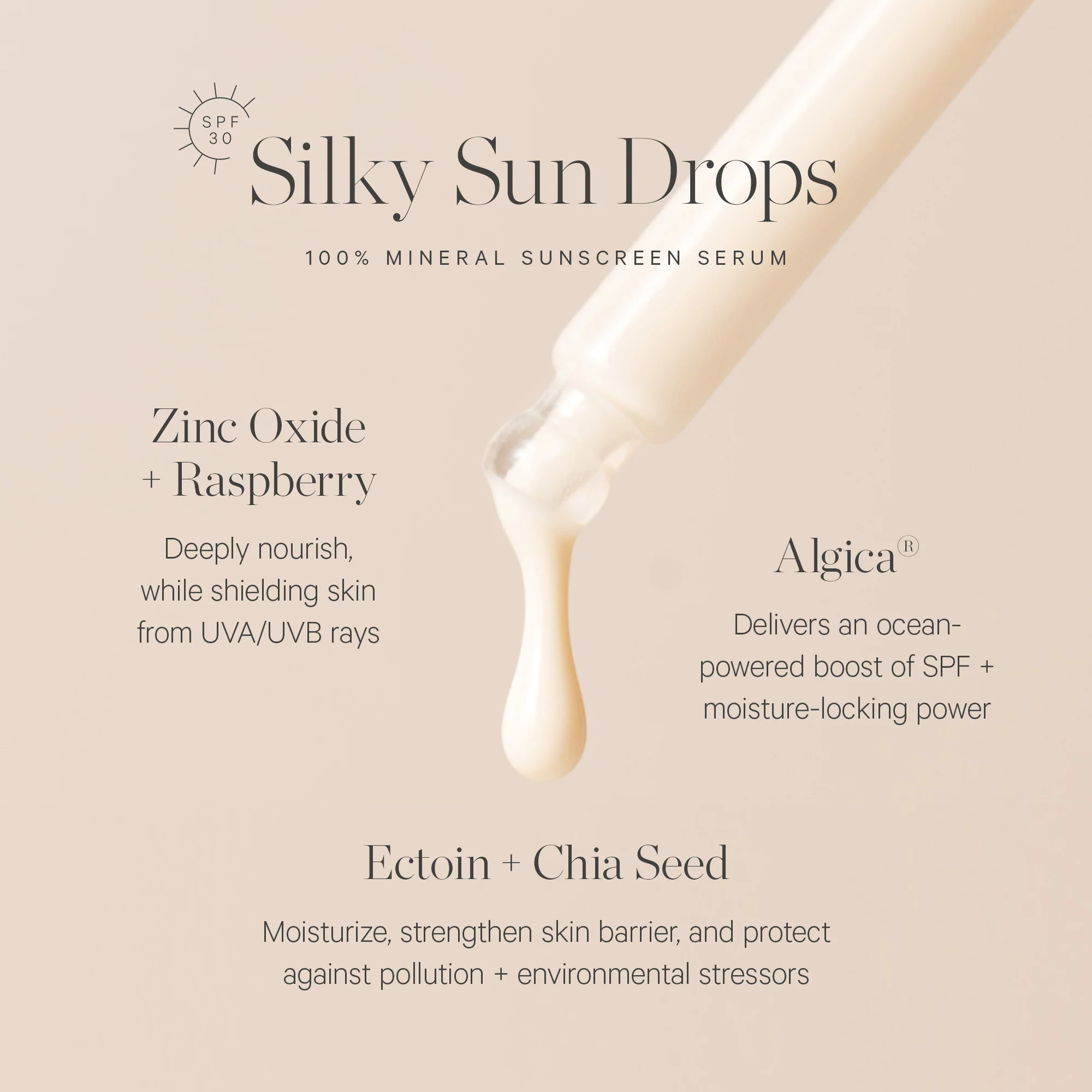 Silky Sun Drops 100% Mineral Sunscreen Serum Spf 30 - Image 5