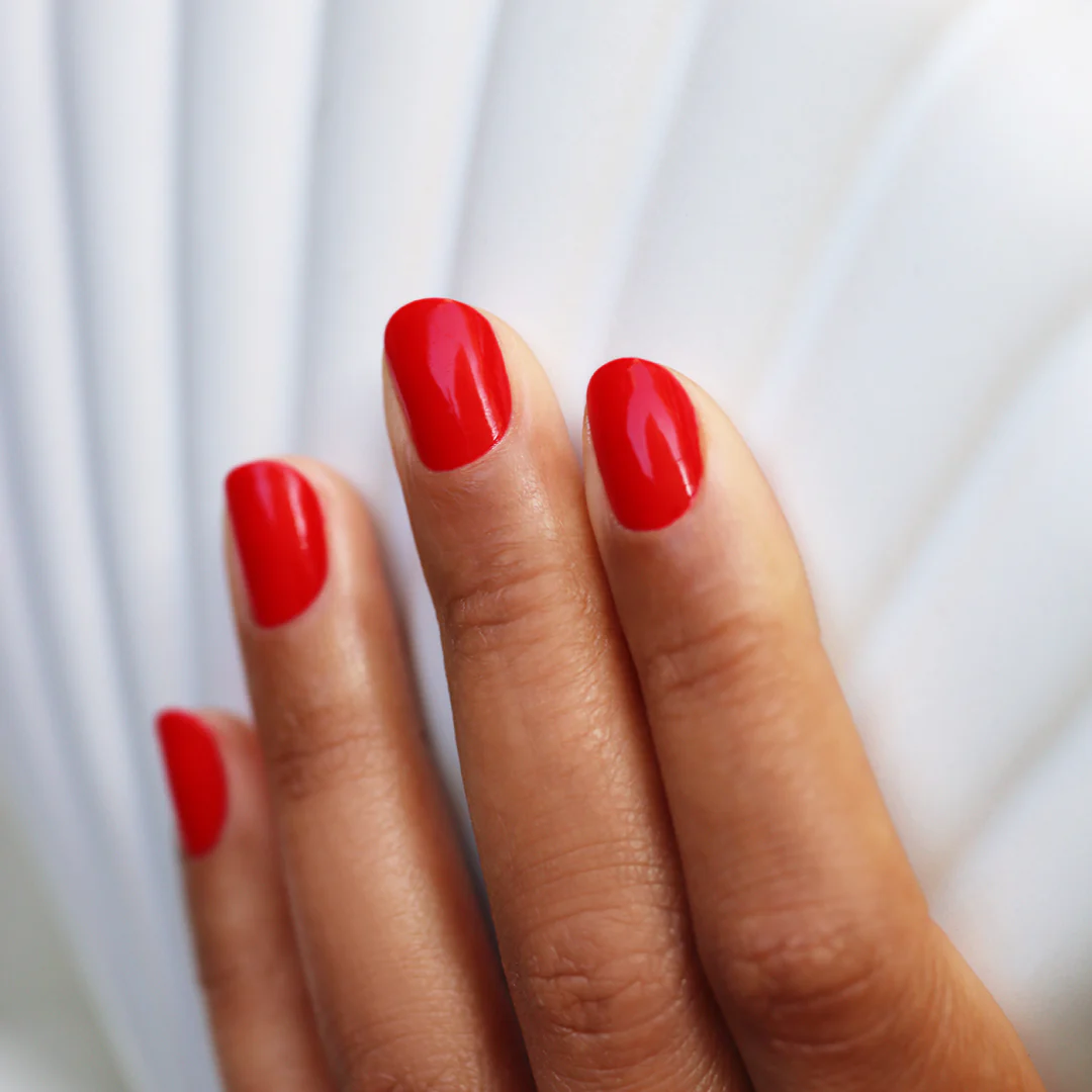 Green Nail Polish - Poppy Red - Image 4