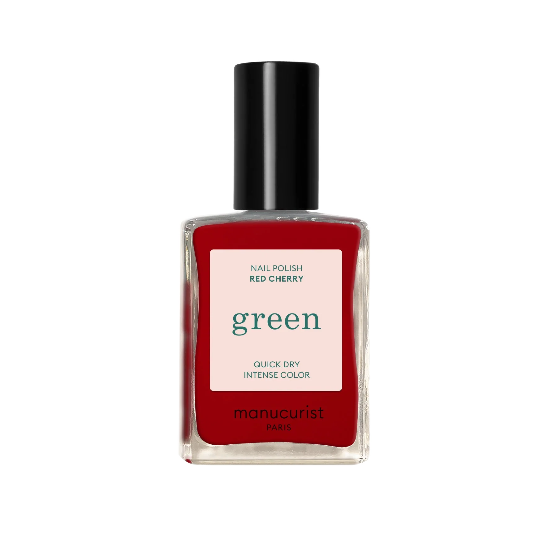 Green Nail Polish - Red Cherry