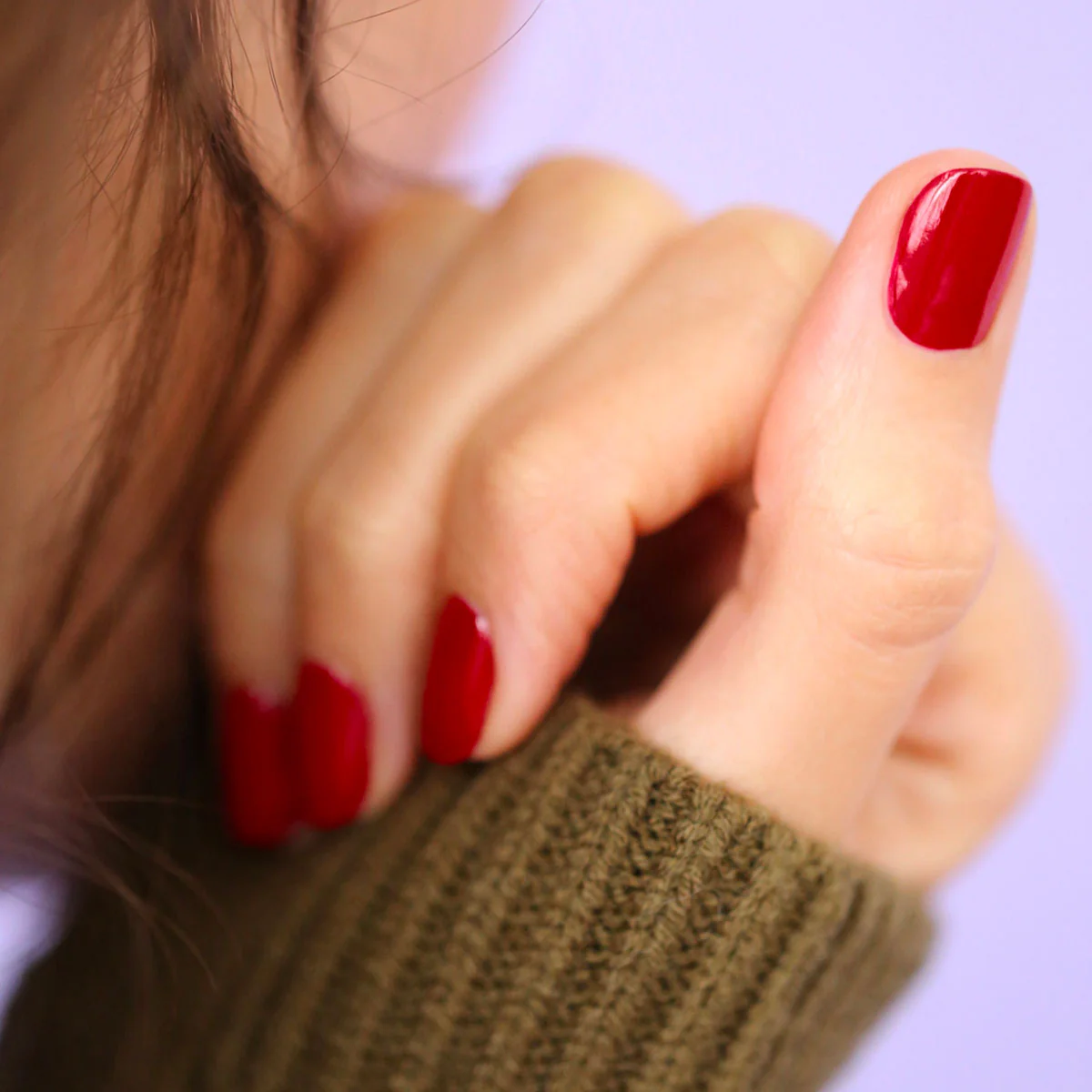 Green Nail Polish - Red Cherry - Image 4