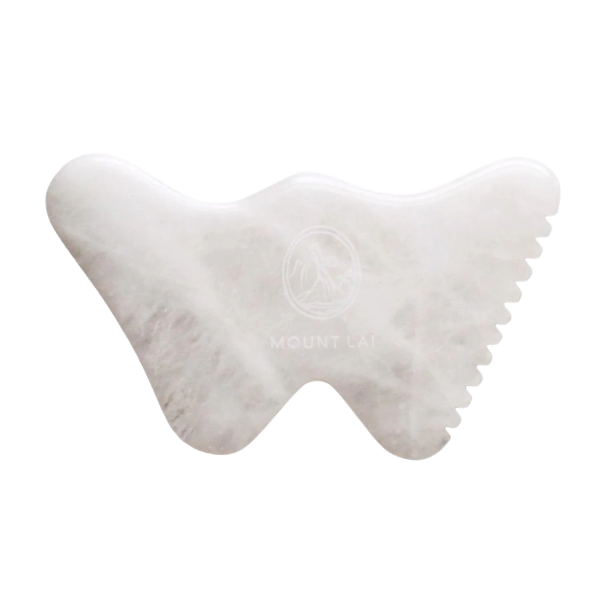 The Vitality Qi White Jade Gua Sha Sculpting Tool