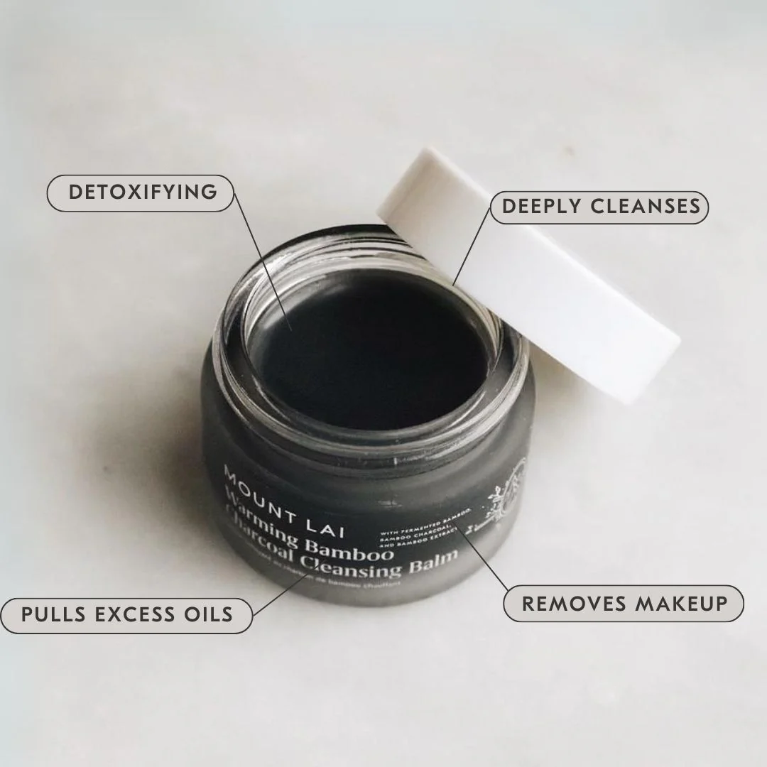 Warming Bamboo Charcoal Cleansing Balm - Image 4