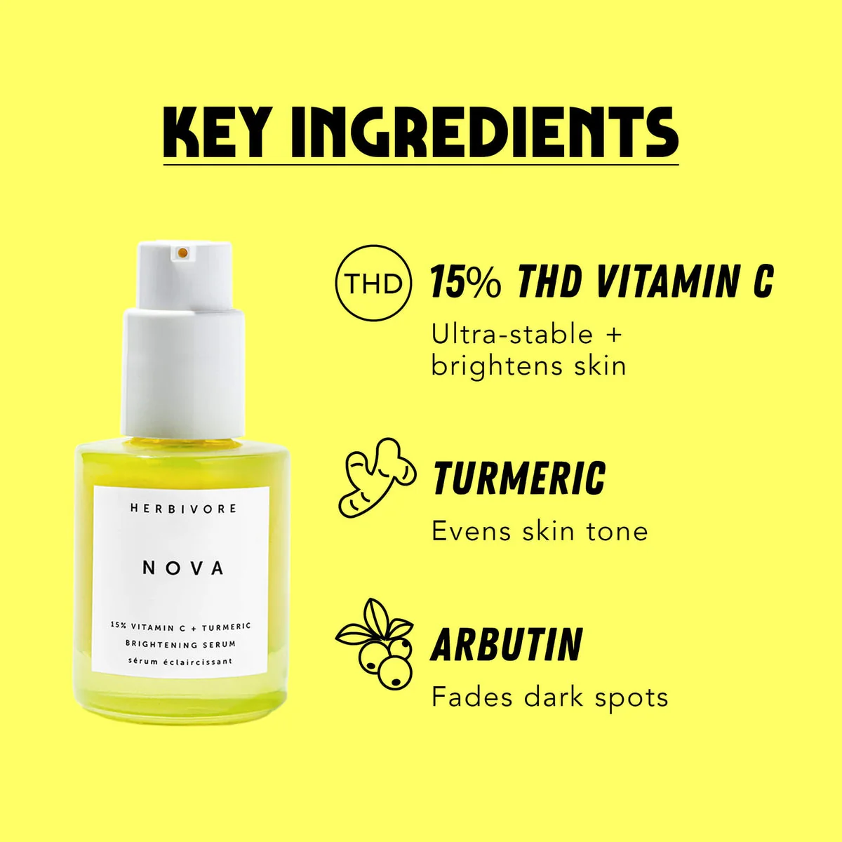 Nova 15% Vitamin C + Turmeric Brightening Serum - Image 4