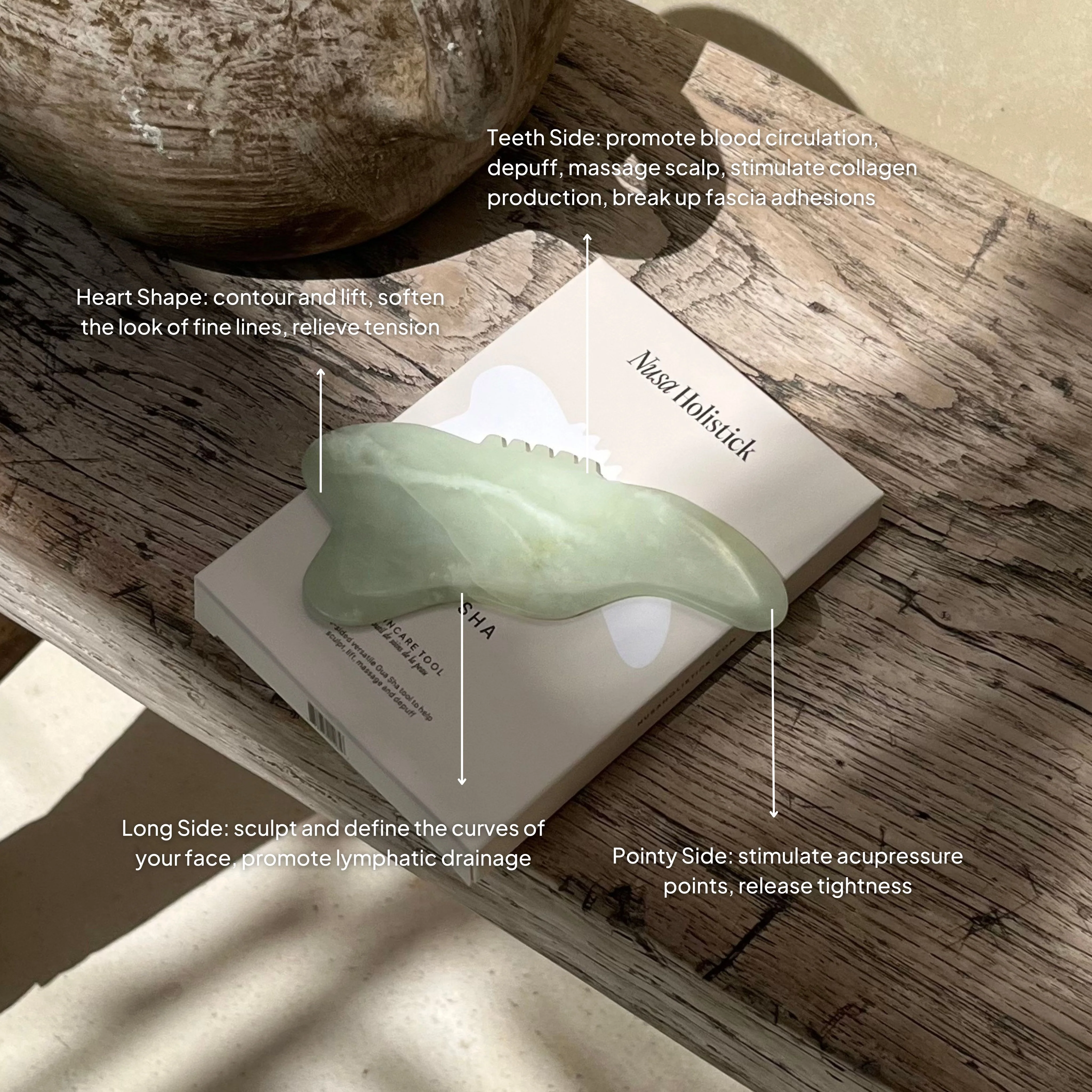 Jade Gua Sha Tool - Image 3