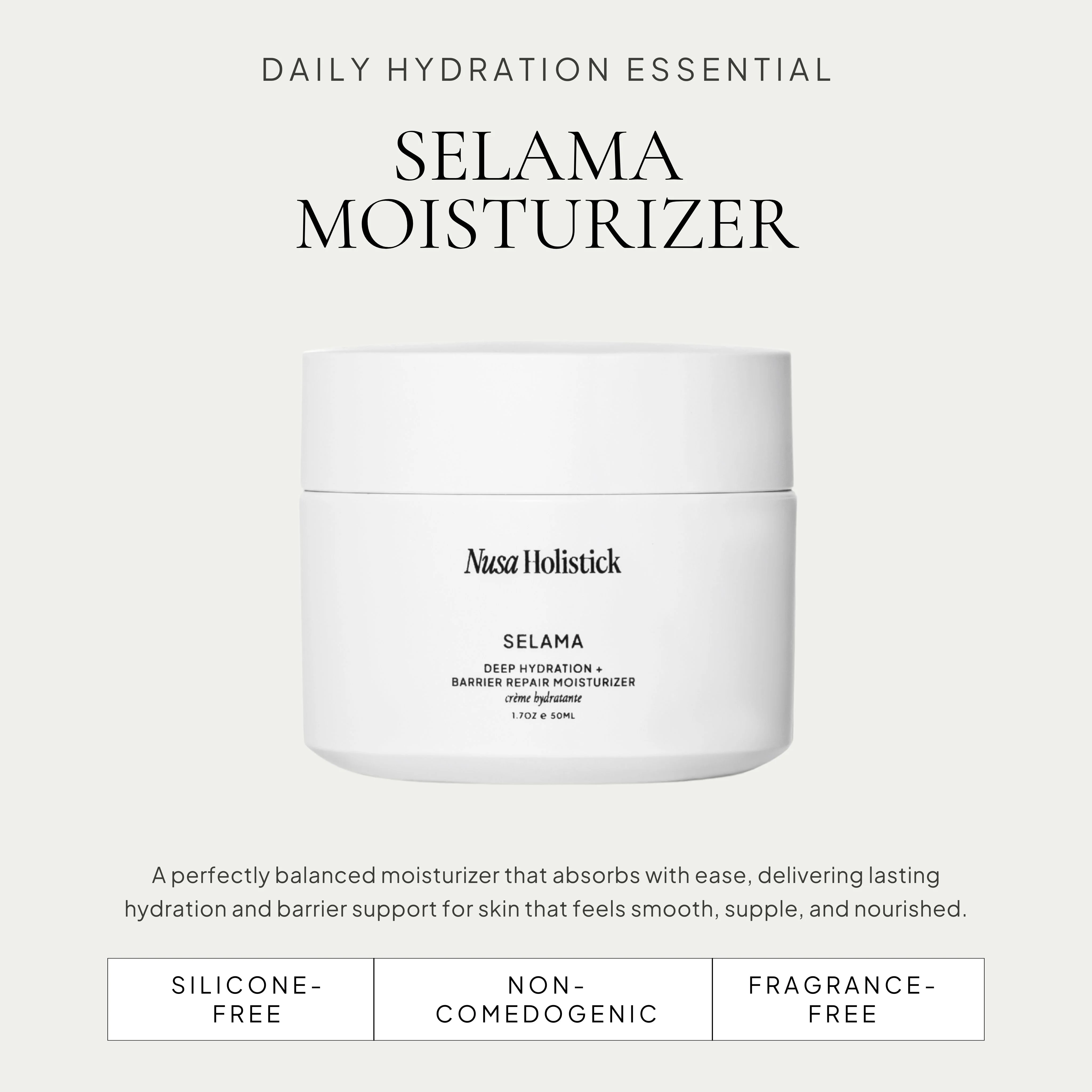 Selama Deep Hydration + Barrier Repair Moisturizer - Image 3