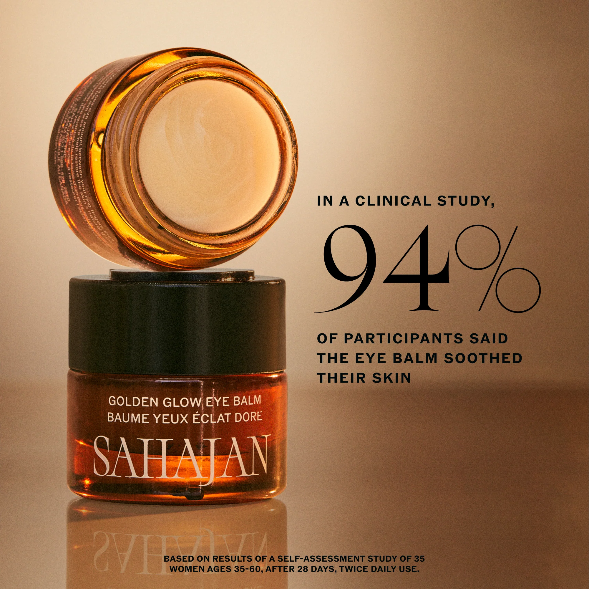Golden Glow Eye Balm with Ghee, Eye Bright + Centella - Image 4