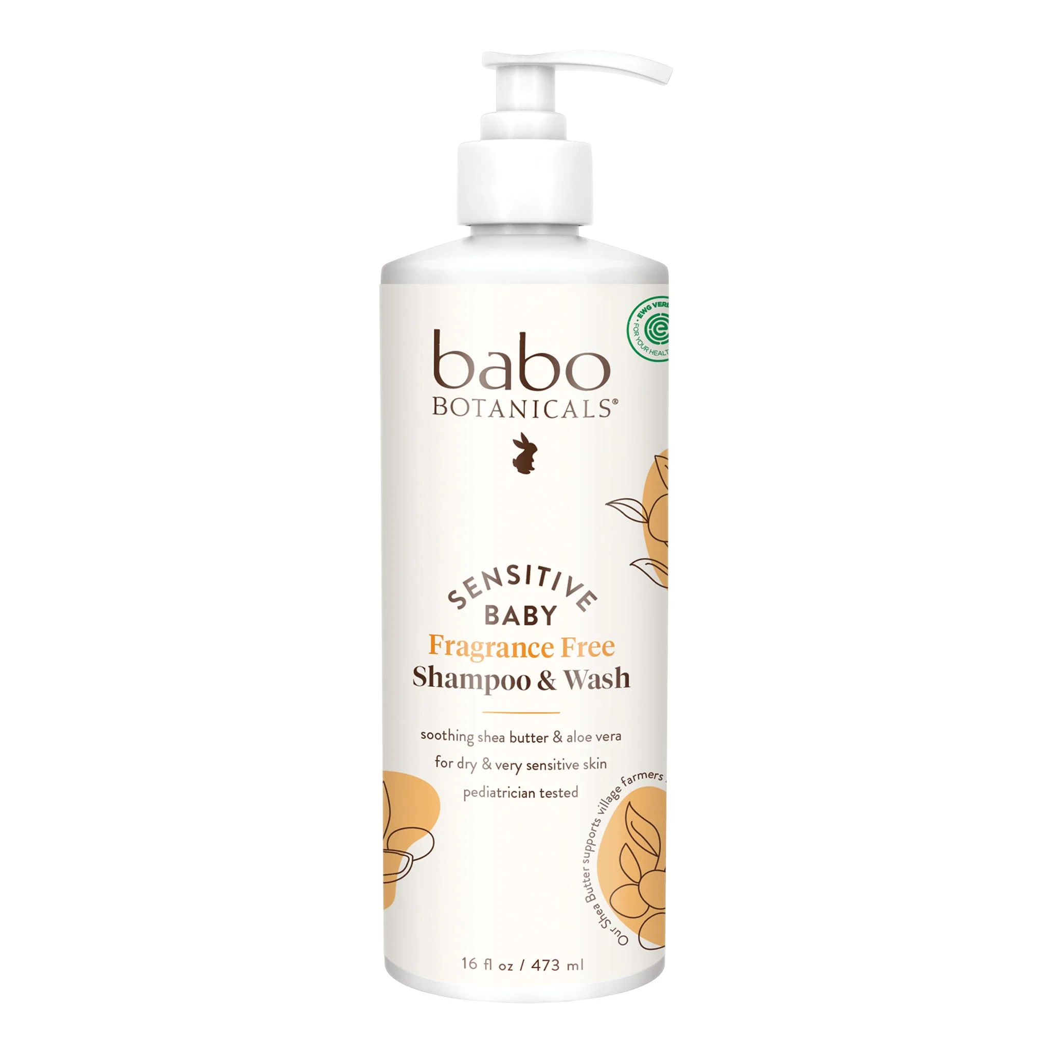 Sensitive Baby Fragrance Free Shampoo & Wash