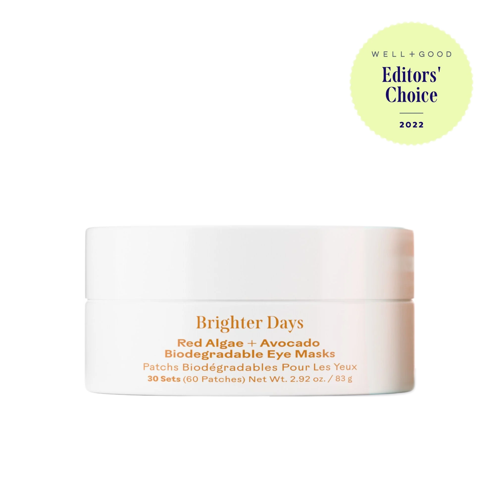 Brighter Days Red Algae + Avocado Biodegradable Eye Mask