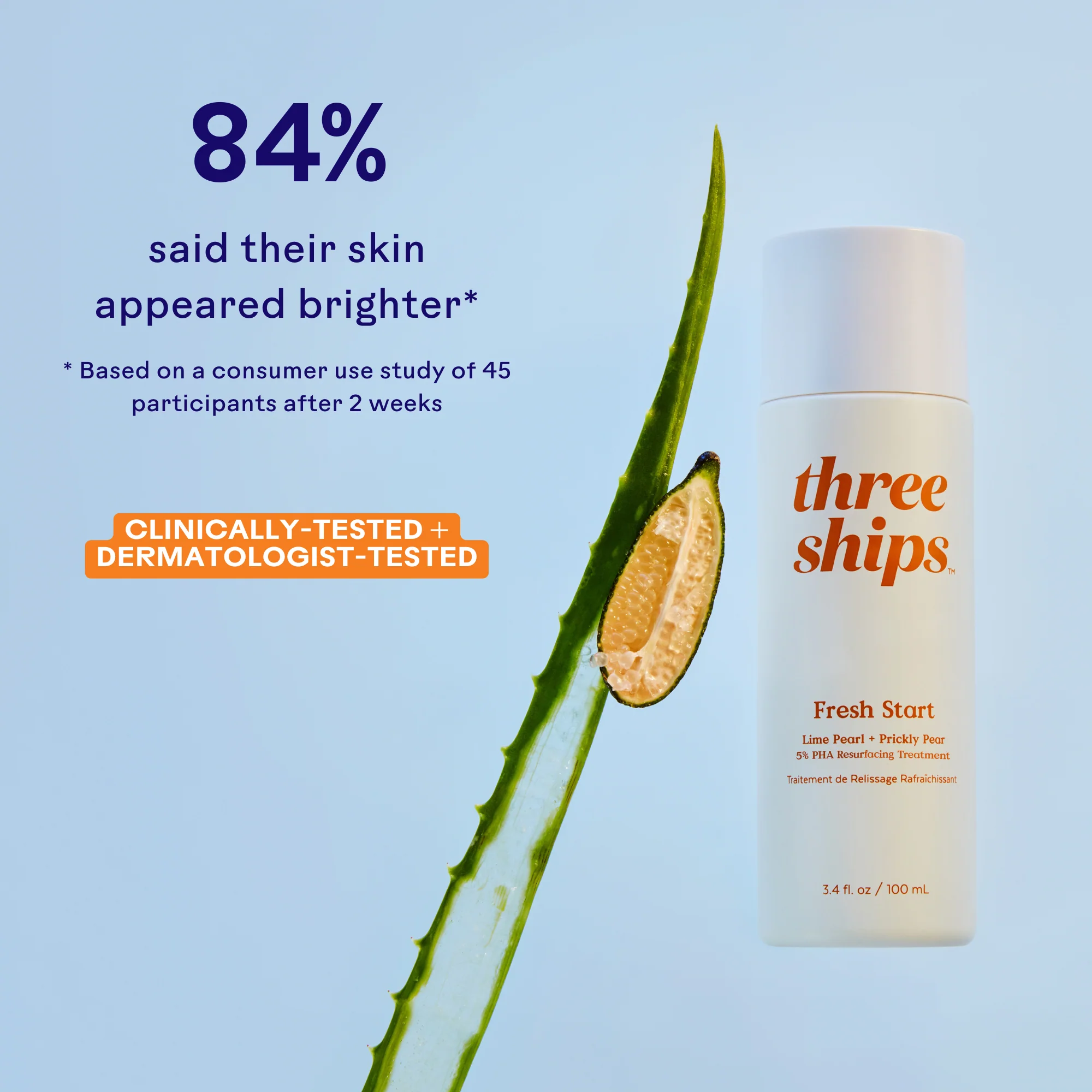 Fresh Start Lime Pearl + Prickly Pear 5% PHA Resurfacing Treatment - Image 3
