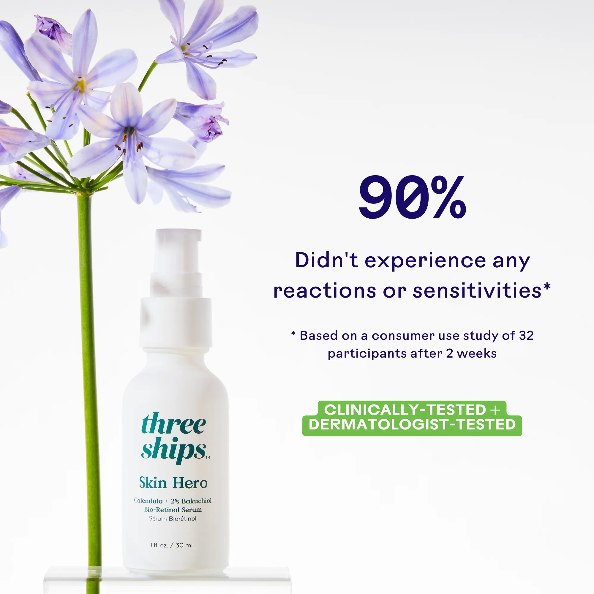 SkinHero™ Calendula + 2% Bakuchiol Bio-Retinol Serum - Image 4