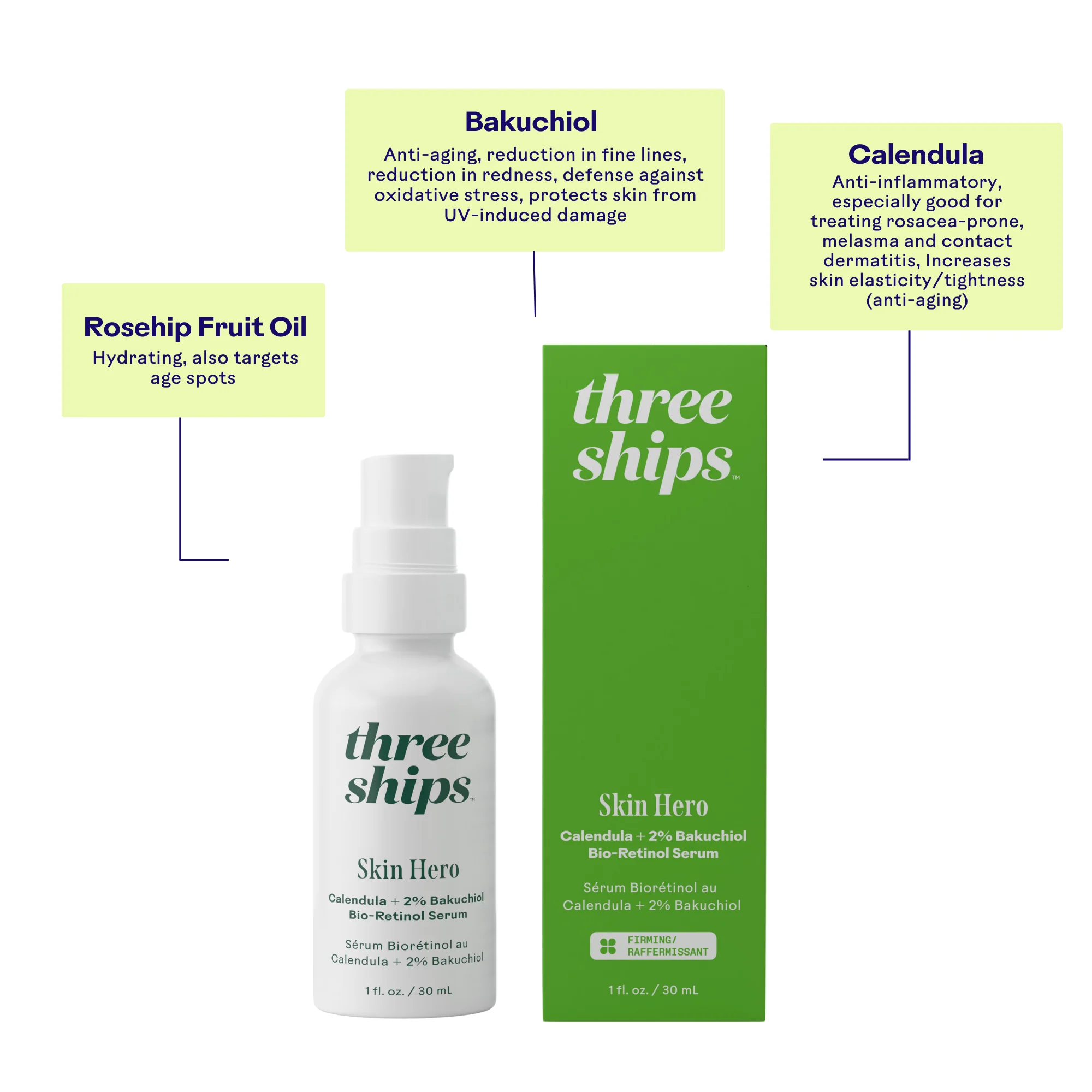 SkinHero™ Calendula + 2% Bakuchiol Bio-Retinol Serum - Image 6