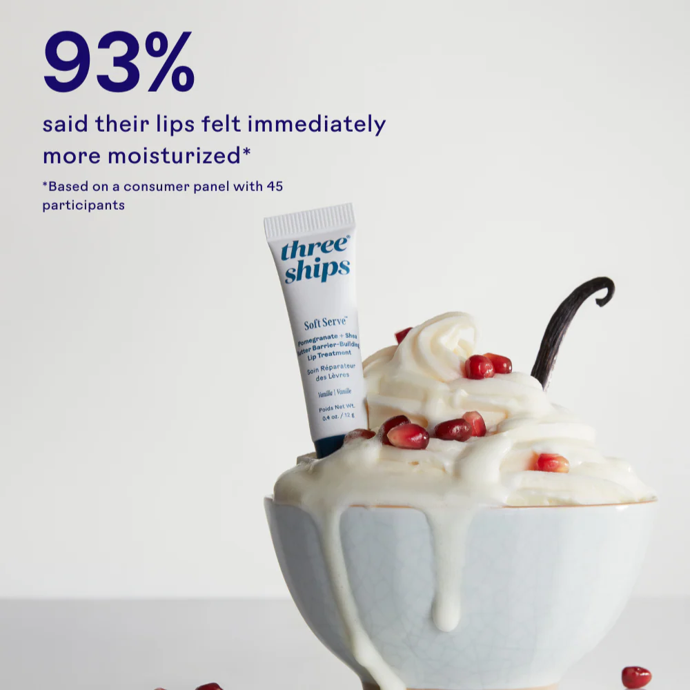 SoftServe™ Pomegranate + Shea Butter Barrier-Building Lip Treatment - Image 3